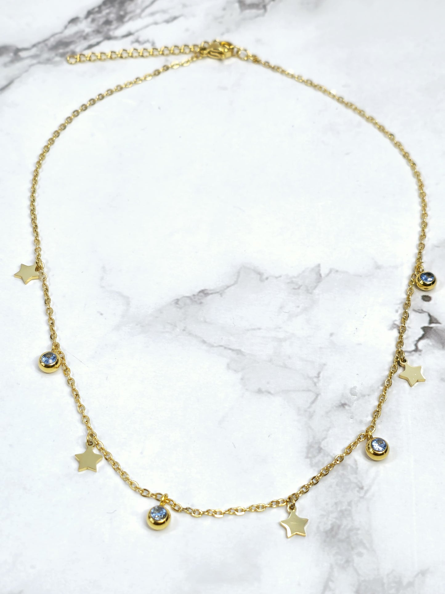Collar Estrellas - Zirconias
