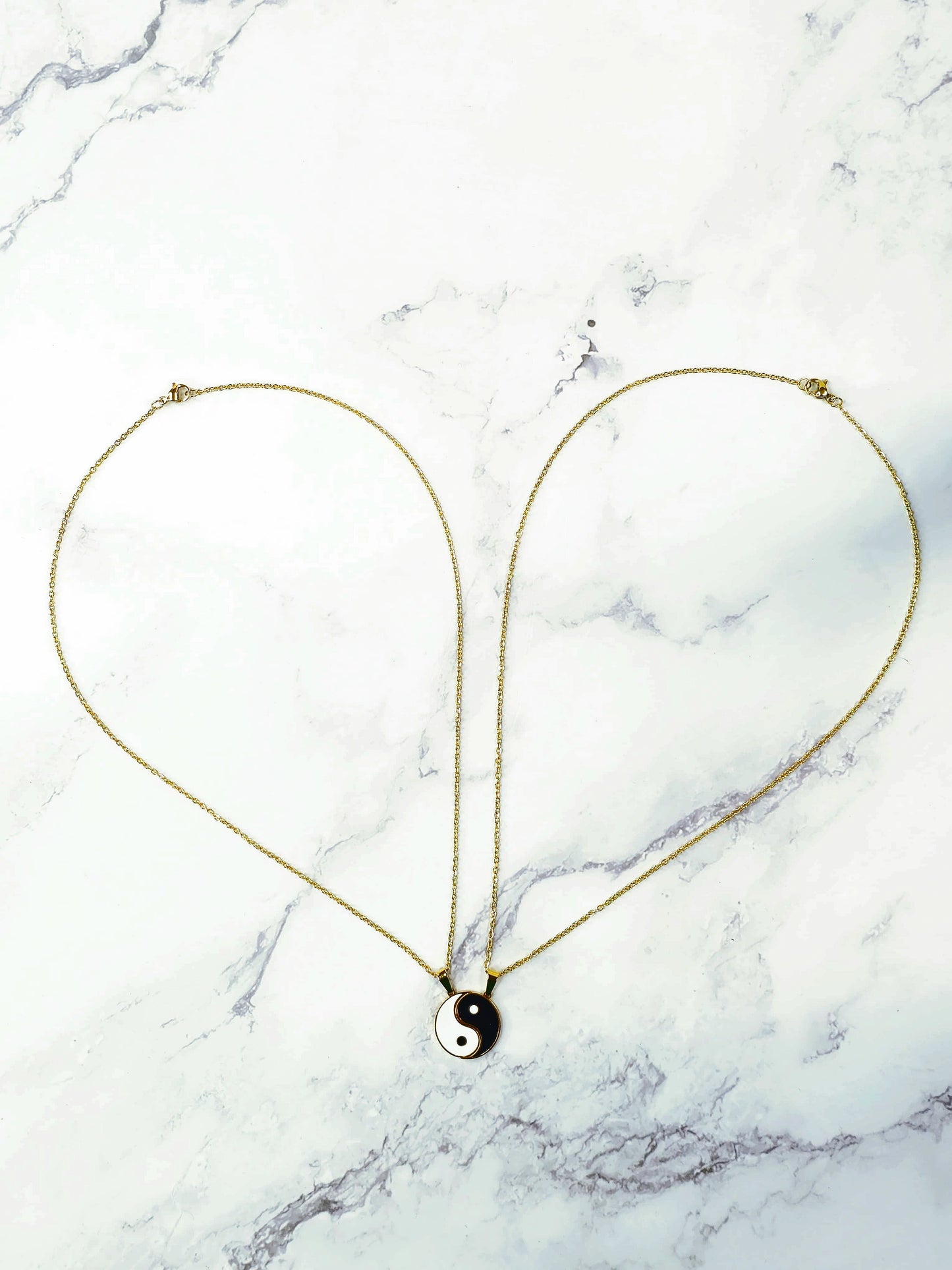 Juego Collar Duo Ying - Yang