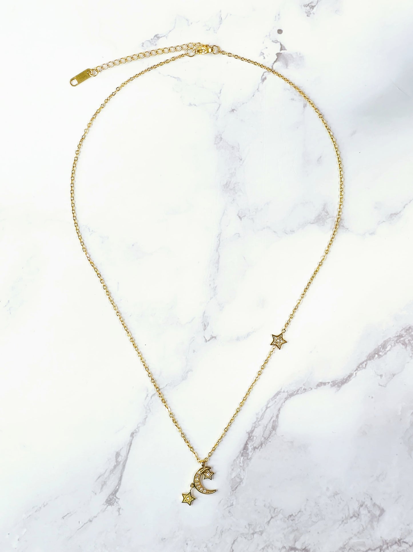 Juego - Collar Luna y Estrellas