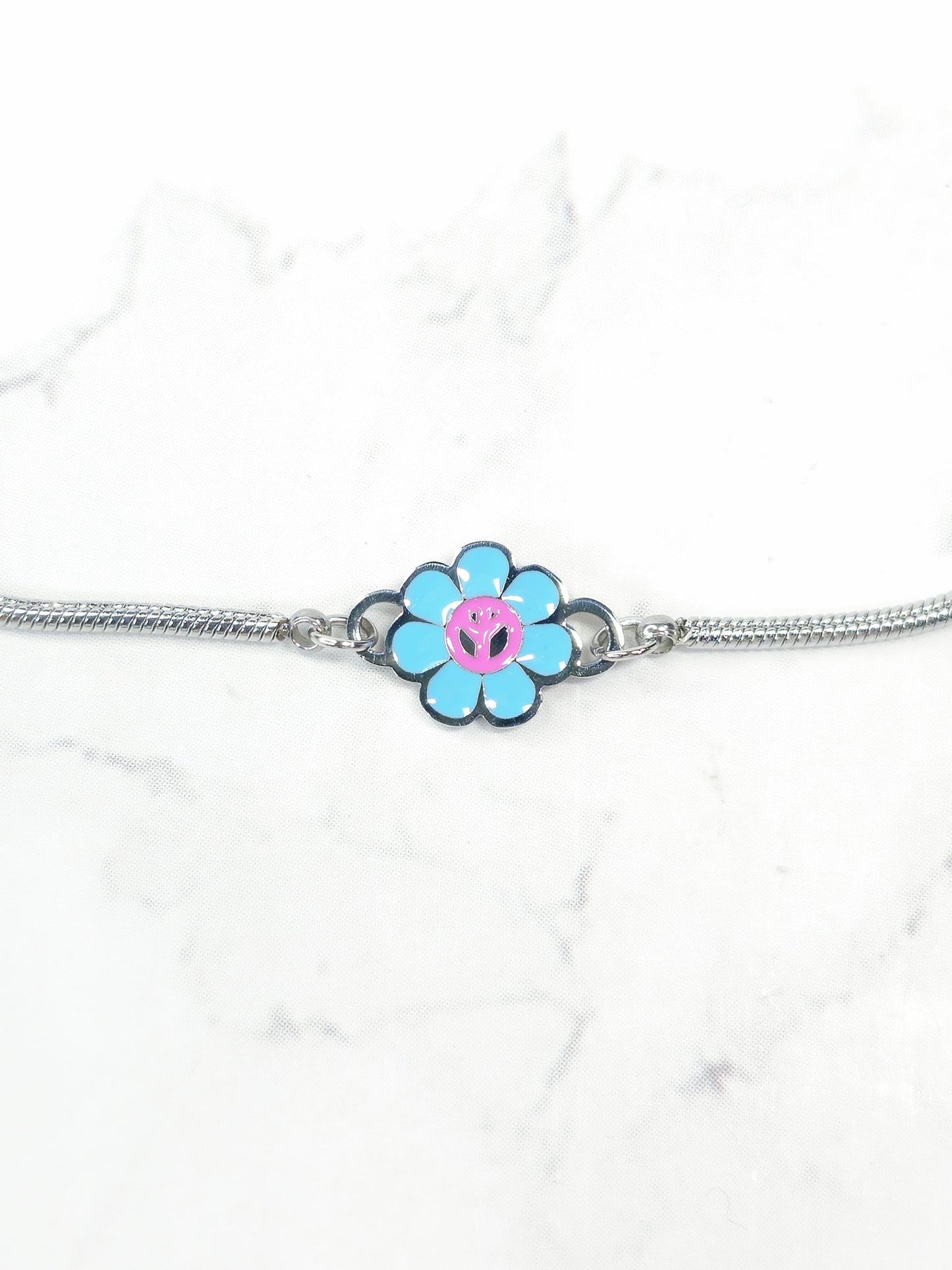 Pulsera Flor - Amor y Paz