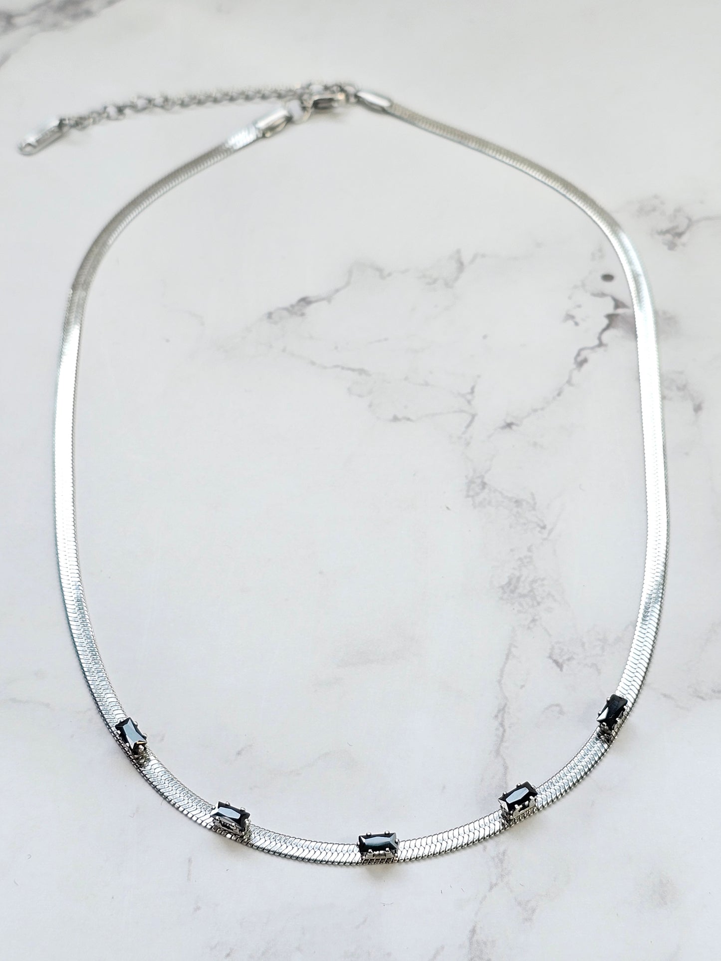 Collar - Zirconia Negra
