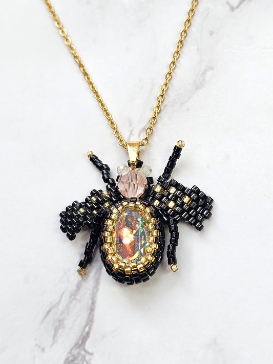 Collar Abeja - Zirconia