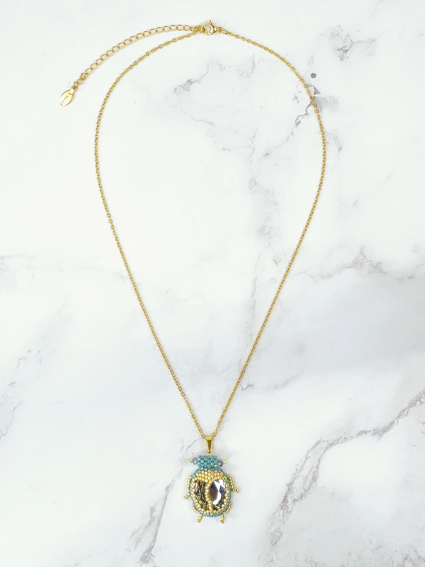 Collar Catarina - Azul Turquesa