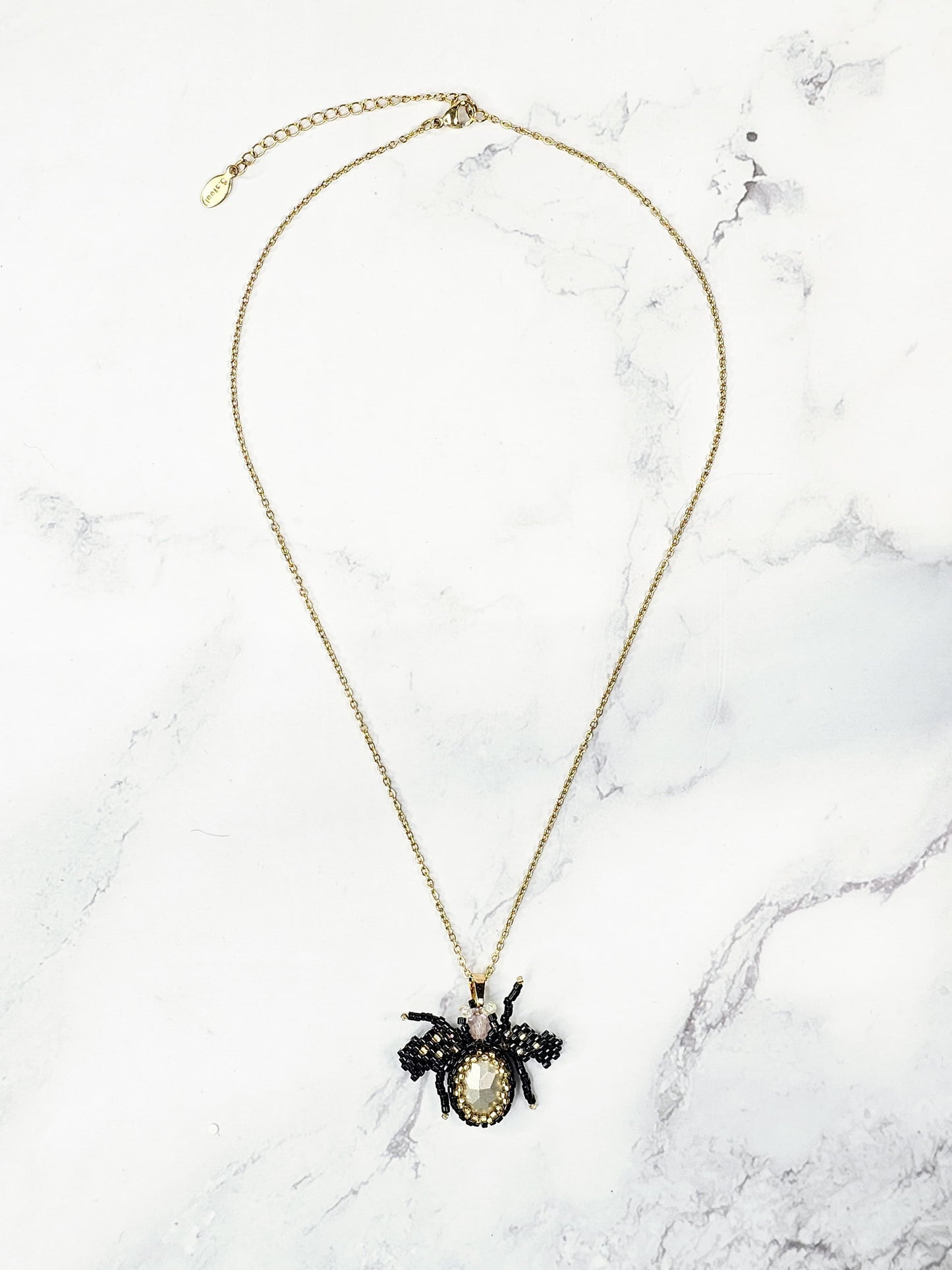 Collar Abeja - Zirconia