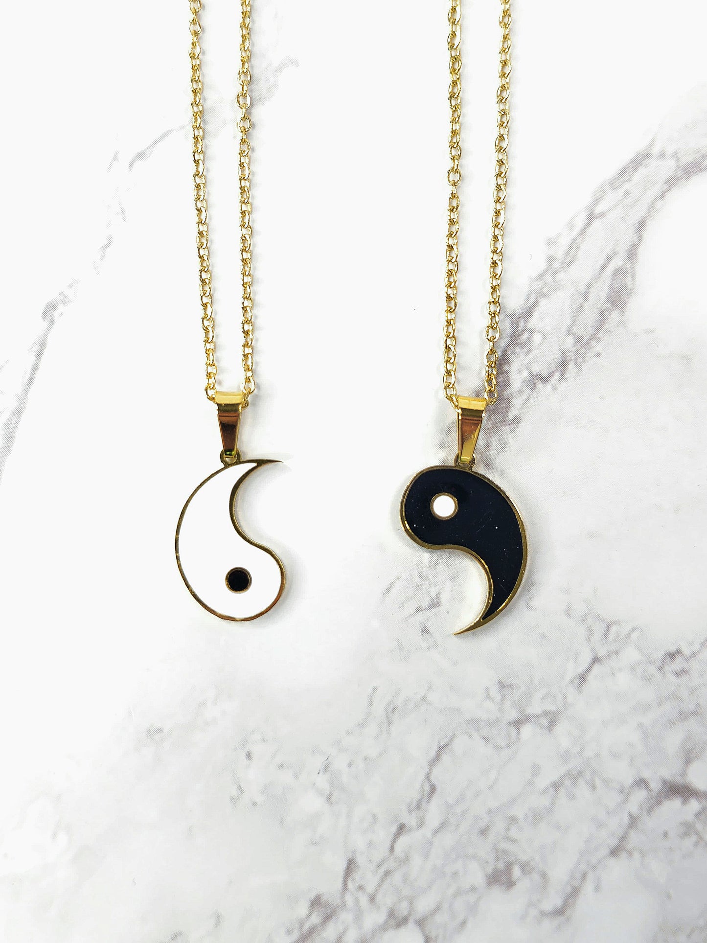 Juego Collar Duo Ying - Yang