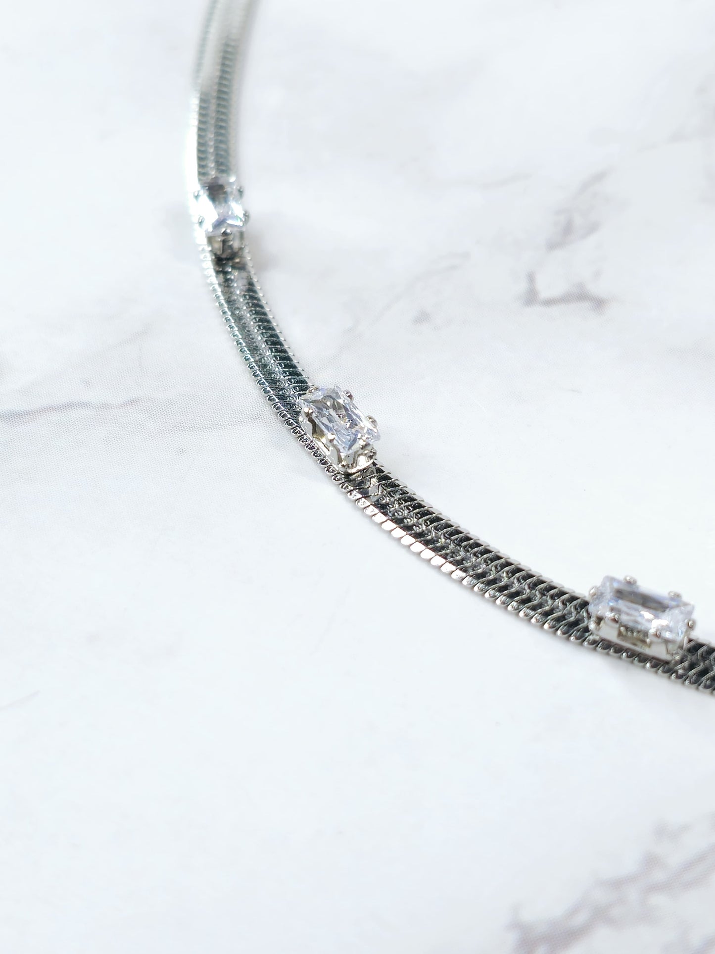 Collar Zirconias Blancas