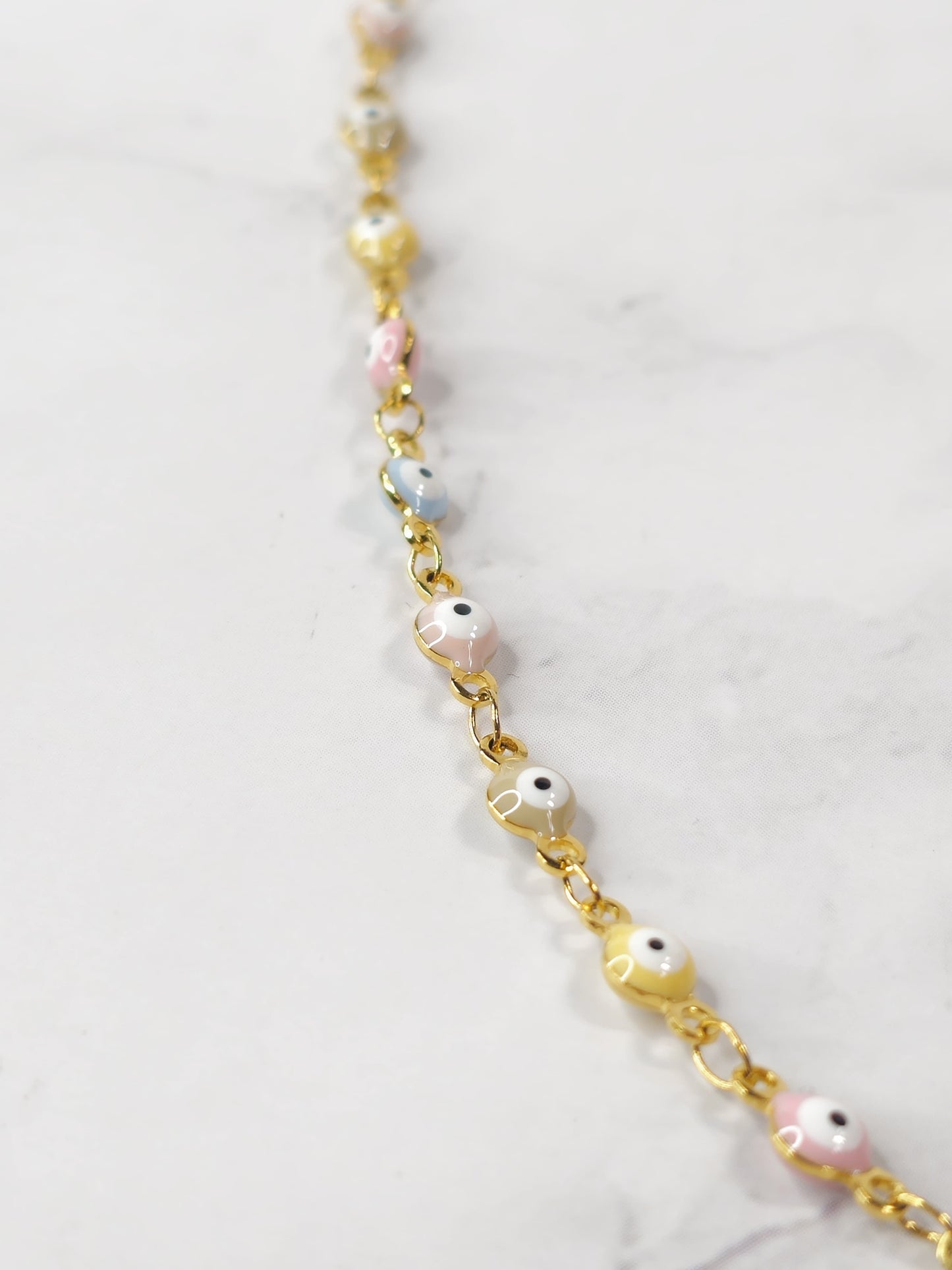 Collar Ojo Turco - Colores Pastel