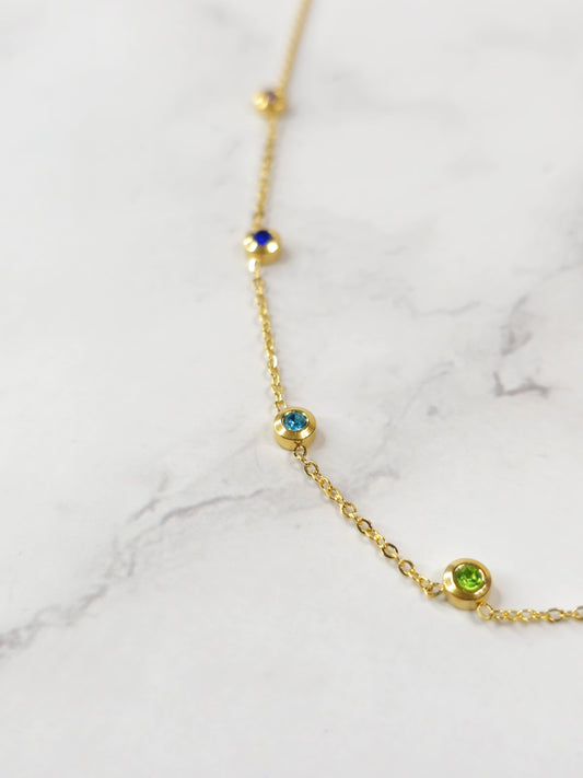 Collar Zirconias - Colores