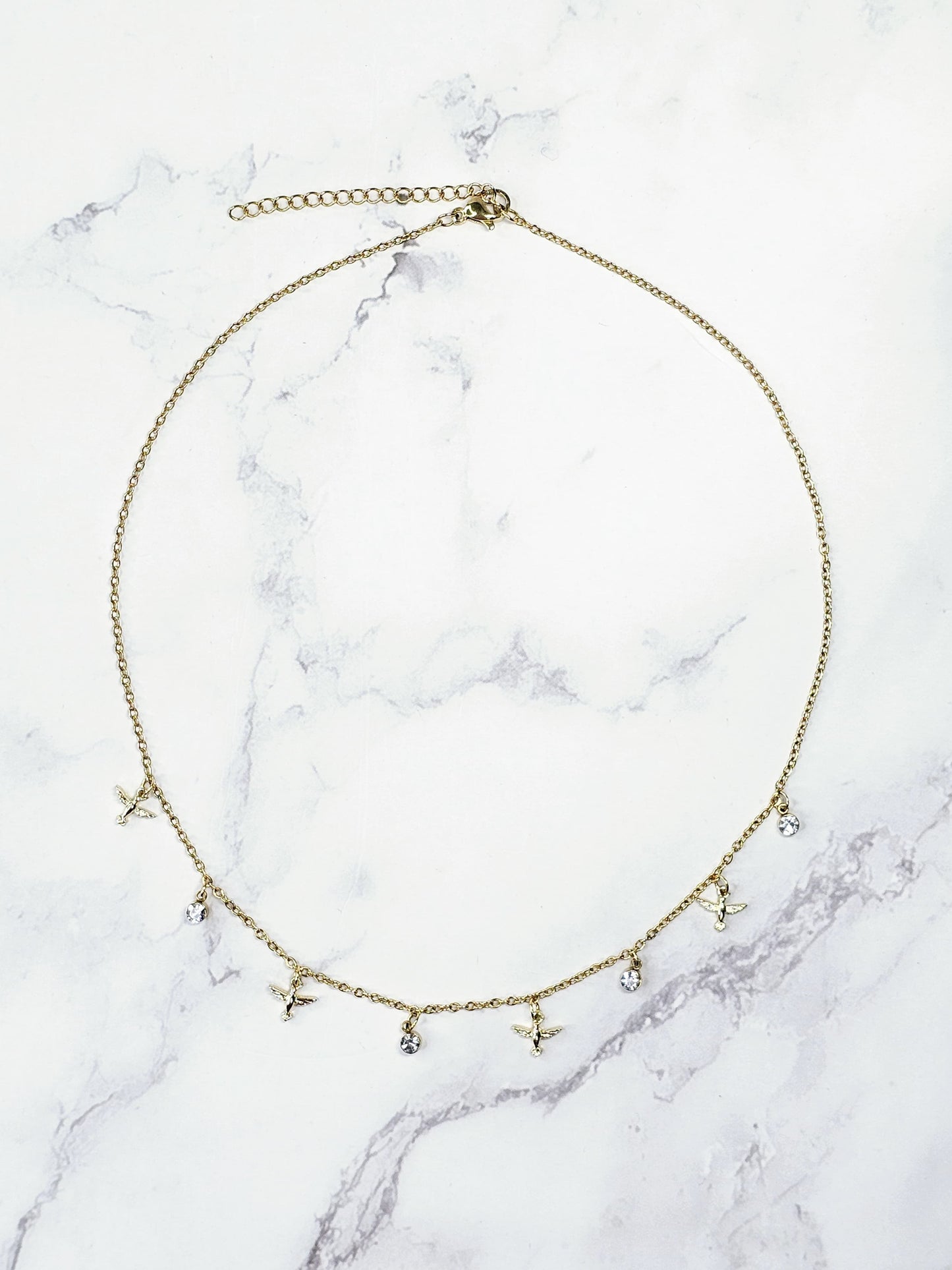 Collar Colibri - Zirconias