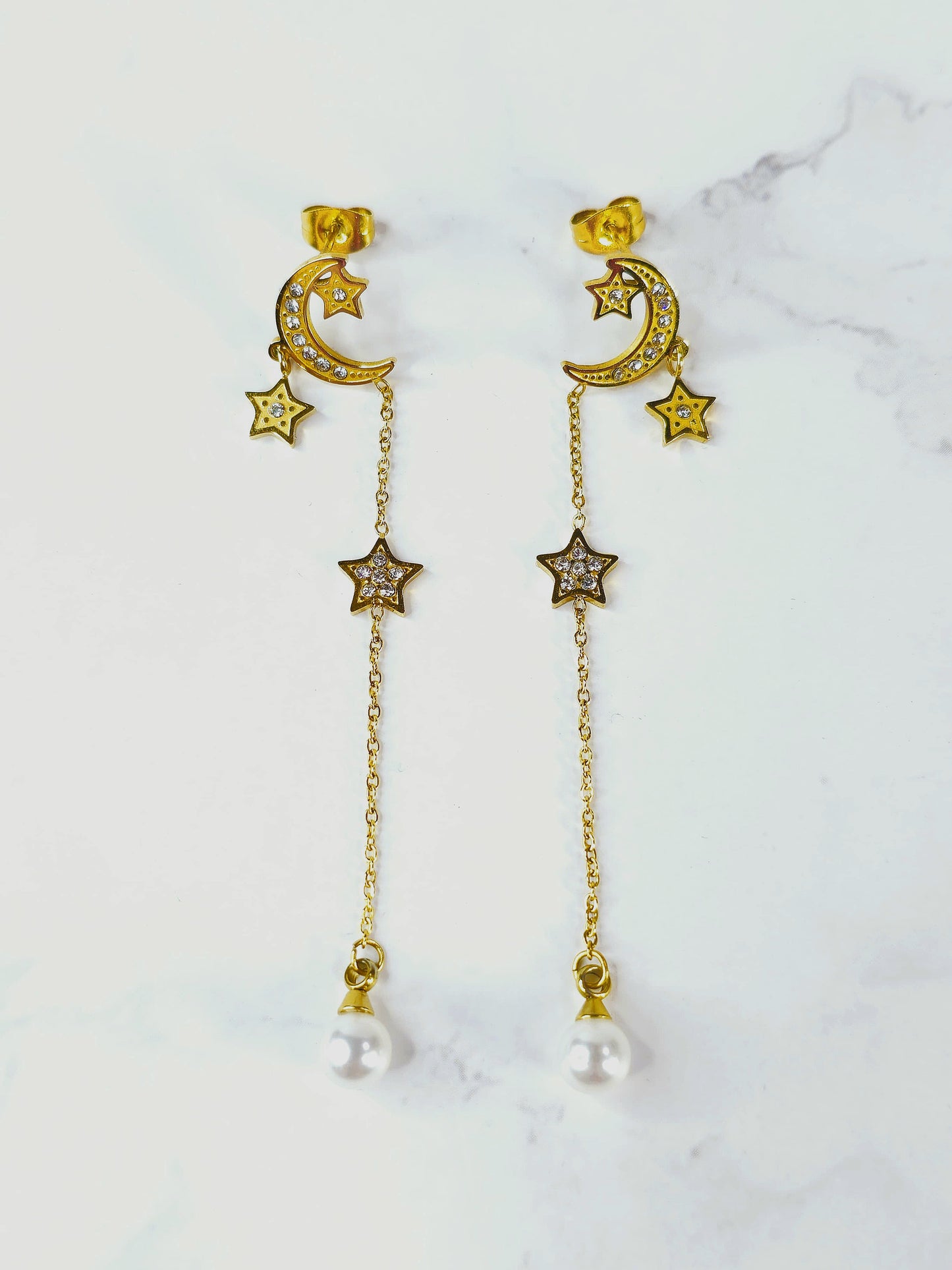 Juego - Collar Luna y Estrellas