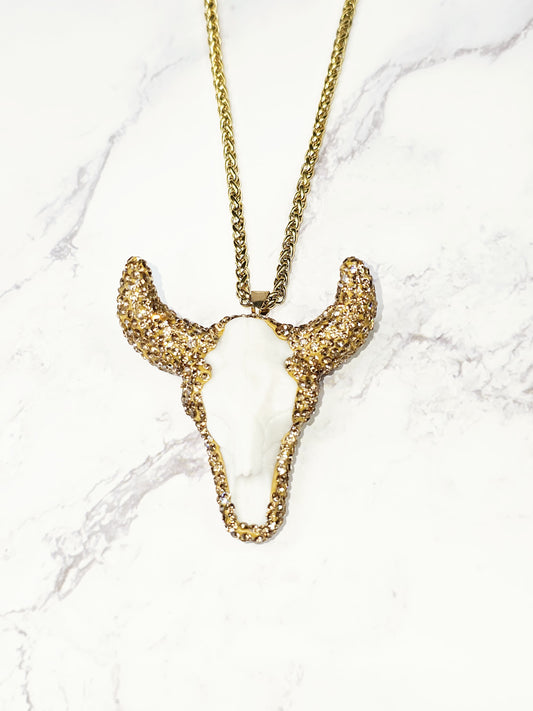 Collar Cabeza de Toro - Zirconias