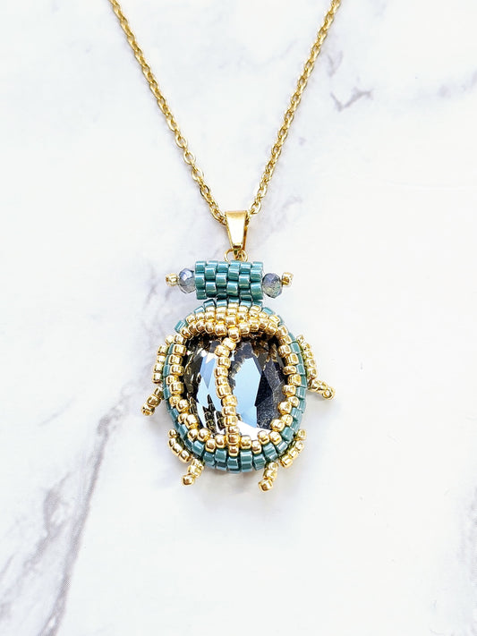 Collar Catarina - Azul Turquesa